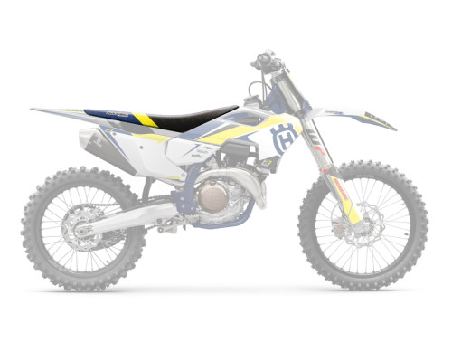 Чохол на сидіння blackbird / чохол на сидіння husqvarna tc/fc 125/250/350/450 '23 (fc/tc all balls моделі) dream 4 колір чорний жовтий синій