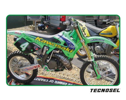 Чохол на сидіння blackbird kawasaki kx 125/250 '94-'98 replica team kawasaki 1998