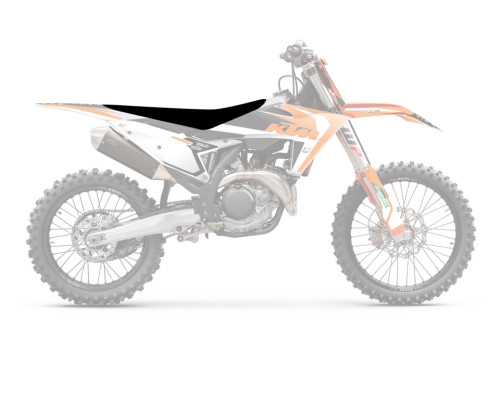 Чохол на сидіння blackbird / чохол на сидіння ktm sx/sxf 125/250/350/450 '23-'24, exc/excf '24 колір пірамідальний чорний