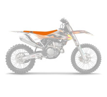 Чохол на сидіння blackbird ktm sx/sxf '16-'18, exc/excf '17-'19 replica trophy 22