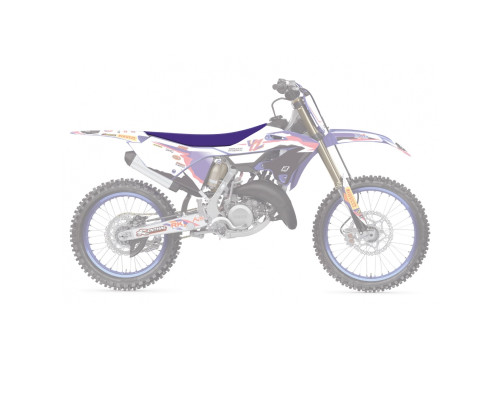 Чохол на сидіння blackbird / чохол на сидіння YAMAHA yz 125 '22-'24, yz 250 '22-'24 replica team YAMAHA factory 50th колір фіолетовий