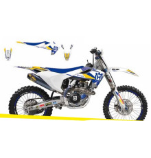 Blackbird набір наклейок (вінірів) husqvarna te/tc '00 dream 3 колір синій жовтий білий