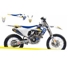 Blackbird набір наклейок (вінірів) husqvarna te/tc '00 dream 3 колір синій жовтий білий