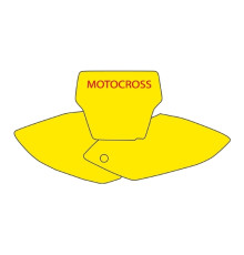 наклейок (вінірів) на стартові номери HONDA crf 450 '05-'07 blackbird на HONDA crf 450 '05-'07