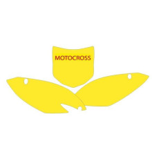 Blackbird набір наклейок (стікерів) на стартові номери kawasaki kxf 250 '09-'12