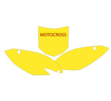 Blackbird набір наклейок (стікерів) на стартові номери kawasaki kxf 450 '09-'11