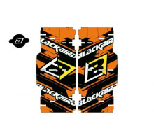 Blackbird наклейки на решітку радіатора наклейки на решітку радіатора sx/sxf '07-'10 колір помаранчевий/чорний