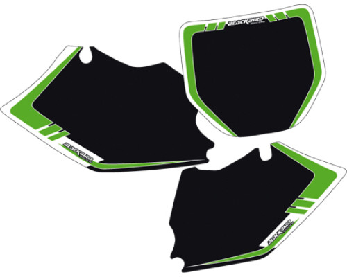 Чорний дрізд kawasaki kxf 250 '06-'08 стартерний номер фони чорний колір