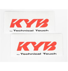 Кришки передньої підвіси kyb (kyb technical touch) червоні (2 шт.)
