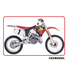 Tecnosel (blackbird) набір наклейок (вінірів) + чохол/накидка на сидіння HONDA cr 125 '95-'97, cr 250 '95-'96 replica team HONDA '95 usa