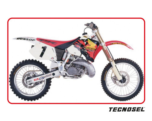 Tecnosel (blackbird) набір наклейок (вінірів) + чохол/накидка на сидіння HONDA cr 125 '95-'97, cr 250 '95-'96 replica team HONDA '95 usa