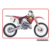 Tecnosel (blackbird) набір наклейок (вінірів) + чохол/накидка на сидіння HONDA cr 125 '95-'97, cr 250 '95-'96 replica team HONDA '95 usa