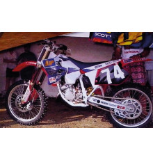 Tecnosel (blackbird) набір наклейок (вінірів) + чохол/накидка на сидіння HONDA cr 125 '95-'97, cr 250 '95-'96 replica team HONDA maddii '95