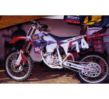 Tecnosel (blackbird) набір наклейок (вінірів) + чохол/накидка на сидіння HONDA cr 125 '95-'97, cr 250 '95-'96 replica team HONDA maddii '95