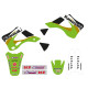 Набір наклейок tecnosel (blackbird) + чохол/накидка на сидіння kawasaki kx 125/250 '99-'02, репліка oem kawasaki '00