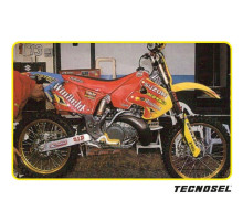 Tecnosel (blackbird) набір наклейок (вінірів) + чохол на сидіння suzuki rm 125/250 '99-'00, replica team suzuki '99