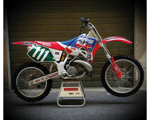 Набір наклейок tecnosel (blackbird) HONDA cr 125 '93-'94, cr 250 '92-'94, репліка команди HONDA pepsi '94, колір червоний/синій/білий