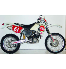 Tecnosel (blackbird) набір декалей (наклейок) husqvarna cr/wr '91-'94, replica team ch racing husqvarna '93 колір білий/червоний