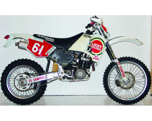 Tecnosel (blackbird) набір декалей (наклейок) husqvarna tc/te '91-'94, replica team ch racing husqvarna '93 колір білий/червоний