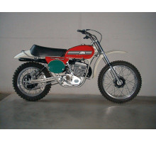 Tecnosel (blackbird) набір наклейок (вінірів) ktm gs '74-'76, репліка oem ktm, чорний фон