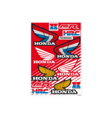 Tecnosel (blackbird) набір рекламних наклейок (вінірів), логотип HONDA vintage