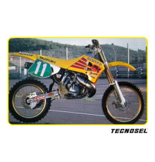 Tecnosel (blackbird) набір наклейок (вінірів) suzuki rm 125/250 '93-'95, replica team suzuki '93 колір жовтий