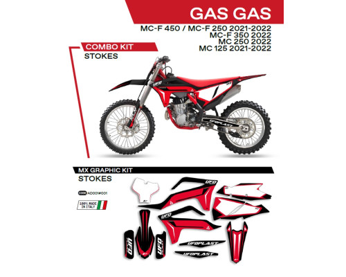 Набір наклейок нло gas gas mc 125 '21-'22