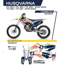Набір наклейок  UFO husqvarna tc 125/250 '19-'22