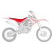 Чохол на сидіння blackbird / накидка на сидіння HONDA crf 150r '07-'23 піраміда (pmd), колір червоний