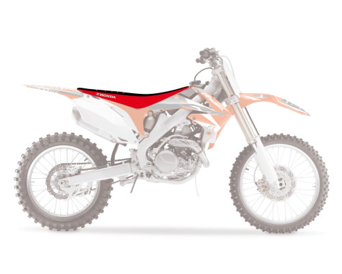 Чохол на сидіння blackbird / чохол на сидіння HONDA crf 250r '10-'13, crf 450r '09-'12 double grip 3, колір чорний червоний