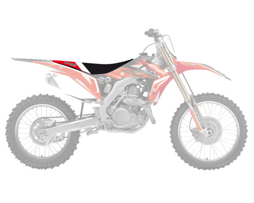 Чохол на сидіння blackbird / чохол на сидіння HONDA crf 250r '14-'17, crf 450r '13-'16 dream 4 колір чорний червоний білий