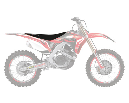 Чохол на сидіння blackbird для HONDA crf 250r '18-'21, crf 450r '17-'20, crf 450x '17-'23 зебра колір червоний