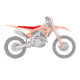 Чохол на сидіння blackbird HONDA crf 250r '22-'23, crf 450r '21-'23 replica team hrc 24 HONDA колір червоний