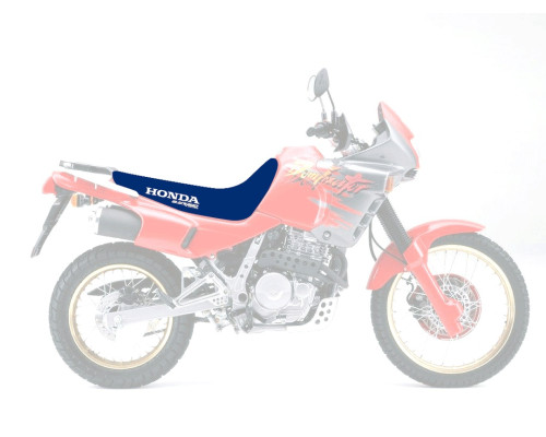 Чохол / накидка на сидіння blackbird HONDA nx 650 dominator (88>) традиційний синій колір, напис HONDA