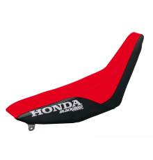 Чохол на сидіння blackbird HONDA xr 250/400 '96-'04 (17) логотип HONDA, червоний/чорний