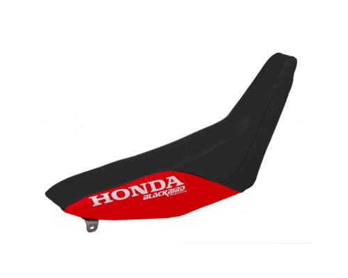 Чохол на сидіння blackbird / чохол на сидіння HONDA xr 600 '88-'99 логотип HONDA, традиційний, чорний/червоний колір