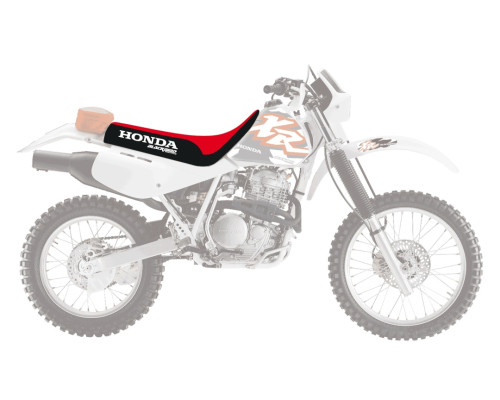 Чохол / накидка на сидіння blackbird HONDA xr 600 '88-'99 логотип HONDA, традиційний, червоний/чорний