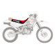 Чохол / накидка на сидіння blackbird HONDA xr 600 '88-'99 логотип HONDA, традиційний, червоний/чорний