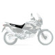 Чохол на сидіння blackbird / чохол на сидіння HONDA xrv 750 '93-'02 традиційний логотип HONDA колір чорний