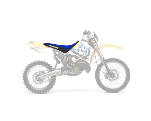 Чохол на сидіння blackbird husqvarna 4t '95-'00 традиційний (для all ballsх моделей) колір синій чорний