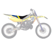 Чохол на сидіння blackbird / чохол на сидіння husqvarna cr/wr 125/250 '00-'05, te/tc 250/450 '02-'04 dream 4 колір чорний синій жовтий
