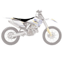 Чохол на сидіння blackbird / чохол на сидіння husqvarna fc/tc '14-'15, te/fe '14-'16 подвійна ручка 3 кольори чорно-жовтий
