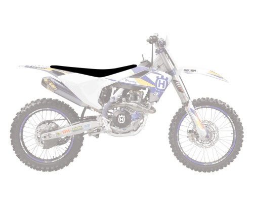 Чохол на сидіння blackbird / чохол на сидіння husqvarna fc/tc '16-'18, te/fe '17-'19 pyramid (pmd) колір чорний