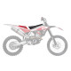 Чохол на сидіння blackbird / чохол husqvarna te/tc 449-511 '11-'13 dream 4 колір чорний/червоний/білий
