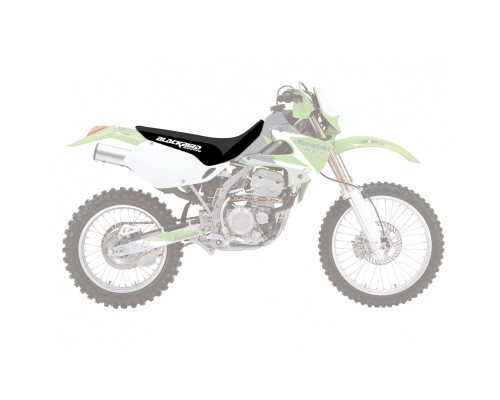 Чохол на сидіння blackbird / чохол на сидіння kawasaki klx 250 '93-'08, klx 300 '97-'08 традиційний чорний колір