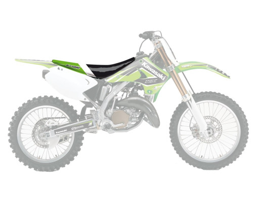 Чохол / накидка на сидіння blackbird kawasaki kx 125/250 '03-'08 dream 4 колір чорний зелений білий (замінює e1409e)