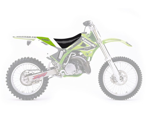 Чохол на сидіння blackbird kawasaki kx 125/250 '94-'98 dream 4 колір чорний зелений білий