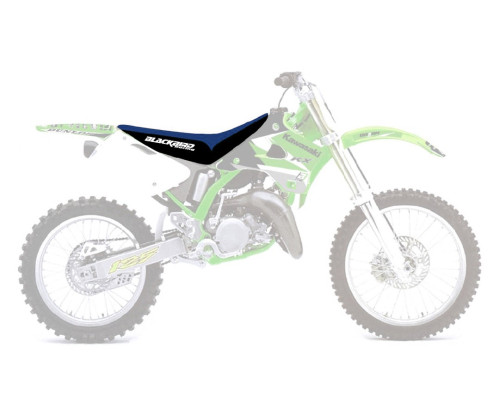 Чохол на сидіння blackbird / чохол на сидіння kawasaki kx 125/250 '94-'98 традиційний колір чорний / темно-синій / темно-синій