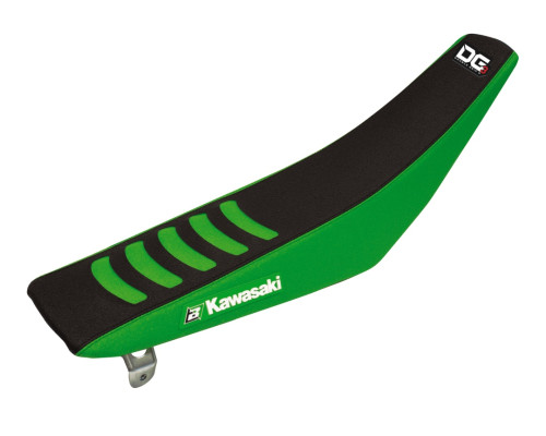 Чохол на сидіння blackbird kawasaki kx 85 '01-'13 подвійна ручка 3 кольори чорний зелений