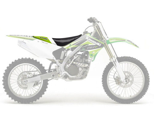 Чохол на сидіння blackbird kawasaki kxf 250 '04-'05 dream 4 колір чорний зелений білий